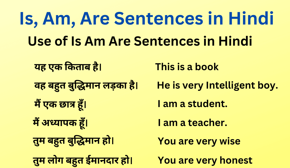 use of is am are sentences in hindi image 2